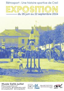 Affiche expo Retrosport Rétrosport, du 26 juin au 22 septembre