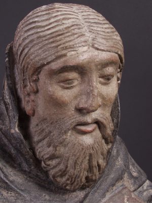 Saint Antoine, détail du visage