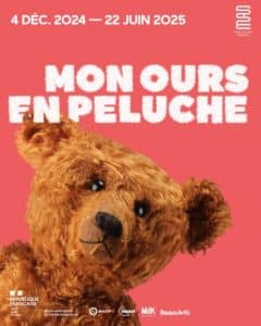 Affiche de l'exposition Mon ours en peluche - Musée des arts décoratifs à Paris